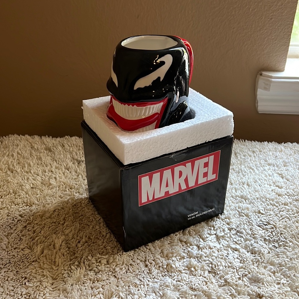 Venom Mug Loot Crate exclusive. New in box - opened to photograph.